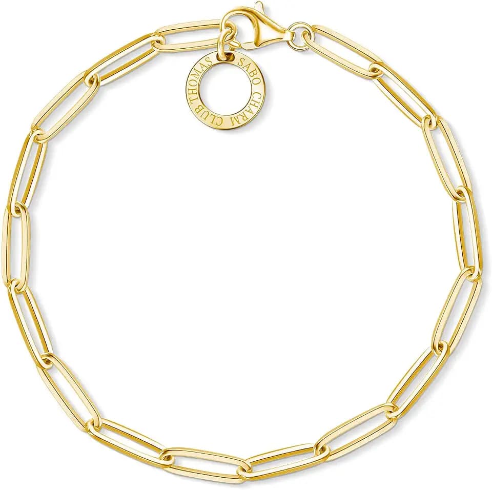 THOMAS SABO Charm Club Original Armband – 925 Silber klassisches Armband für Original Charms