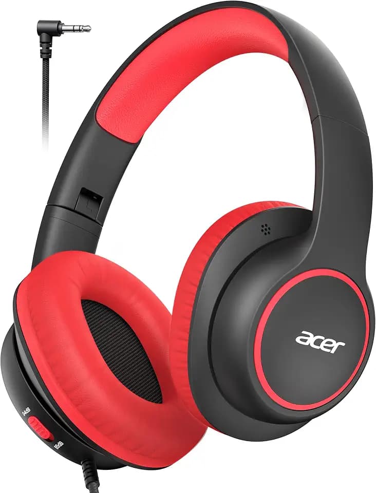 Acer OHW328 Kids Headphones Wired for School - Over Ear Design