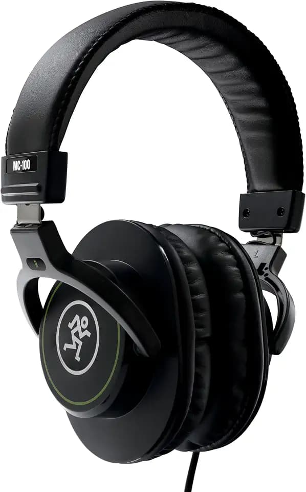 Mackie MC-100 geschlossener Over-Ear-Kopfhörer für Studio-Monitoring, DJs, Content-Produktion und den Musikgenuss zuhause