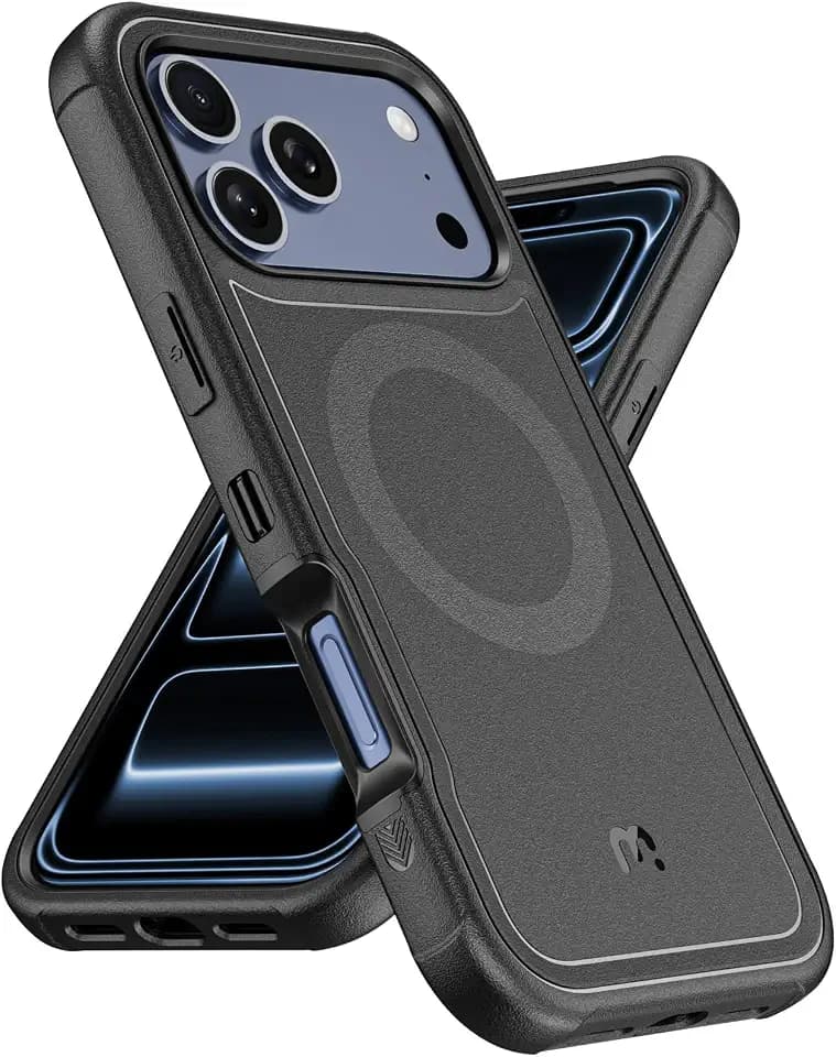 M MYBAT PRO for iPhone 17 Pro Max Case, Magnetic Phone Case for 17 Pro Max
