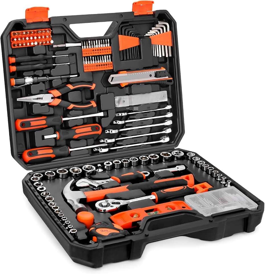 248-Piece Home Repair Hand Tool Set with Storage Case