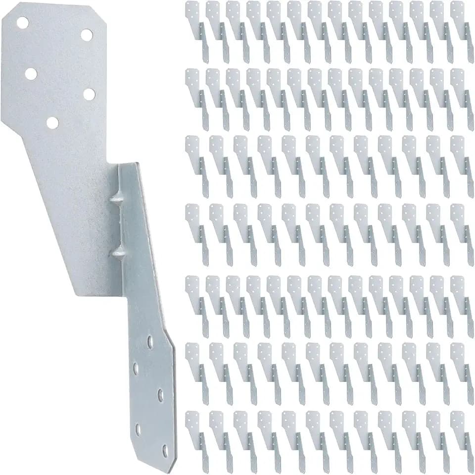 100 Pack Hurricane Straps Brackets, Heavy Duty Hurricane Ties