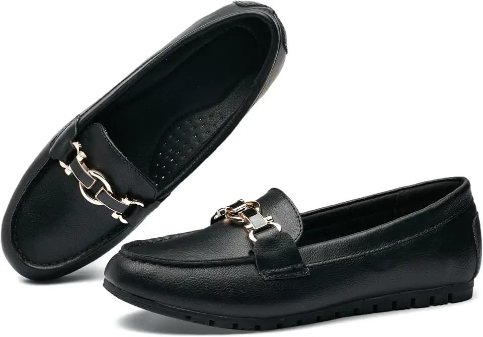 VERDASCO Women’s Loafers Wide Comfort Casual Work Flats Shoes