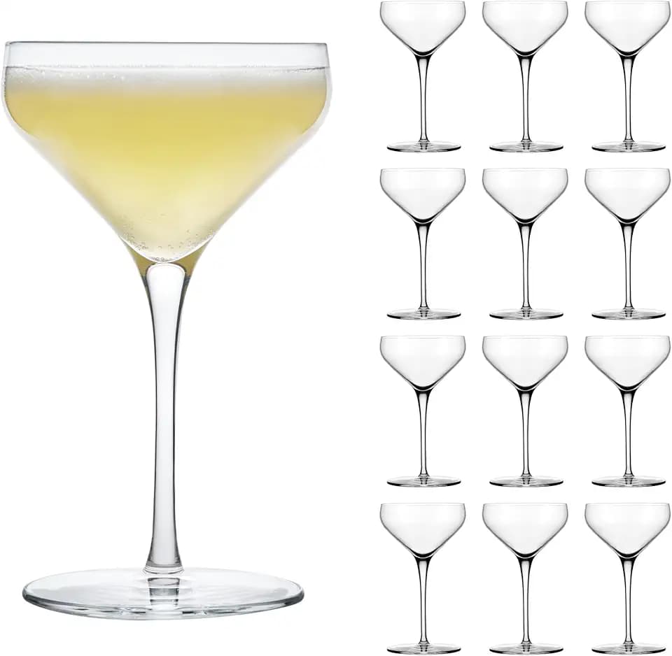 Libbey Trinkglas/Cocktailglas Coupe PRISM 12er Set