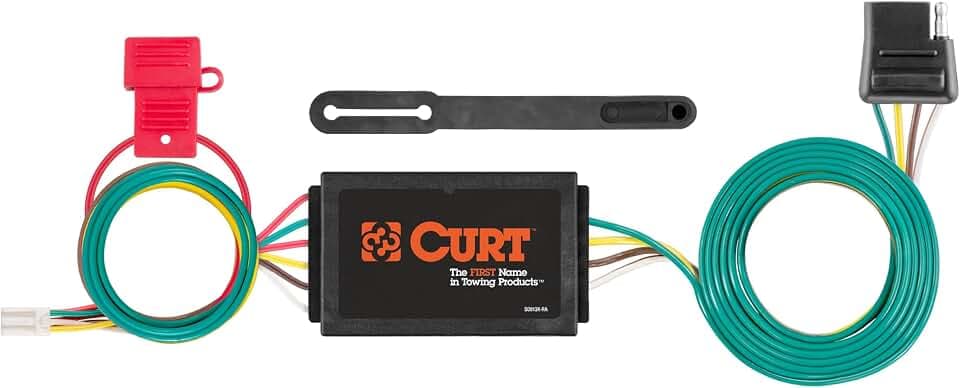 CURT 56370 Vehicle-Side Custom 4-Pin Trailer Wiring Harness