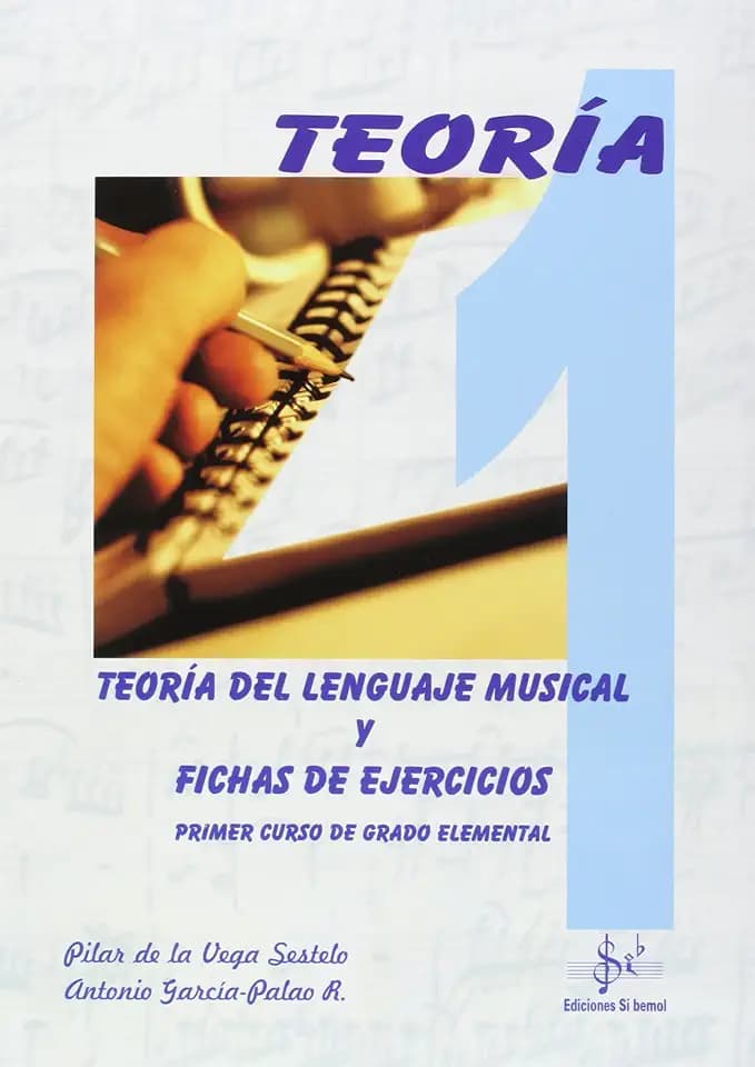 Teoría del lenguaje musical y fichas de ejercicios, 1 grado elemental