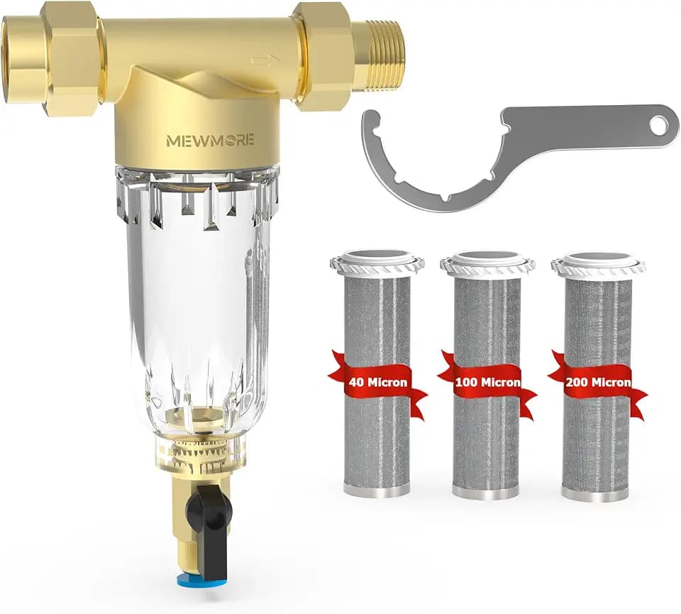 GFC40 Garden Hose Spin Down Sediment Filter with 3/4" GHT Connector