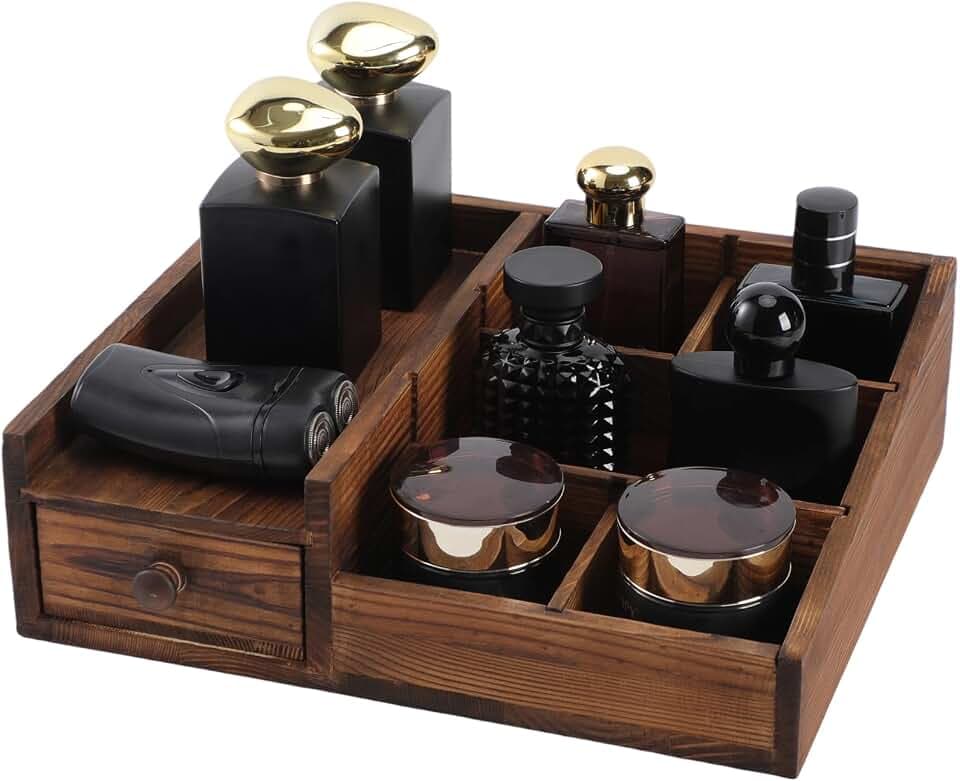 Cologne Organizer for Men,Cologne Stand,Dresser Organizer,Mens Room Decor
