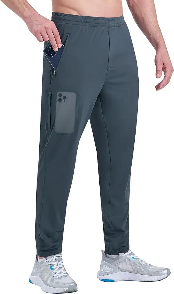 EZRUN Men's Stretch Joggers Quick-Dry Athletic Golf Running Pants