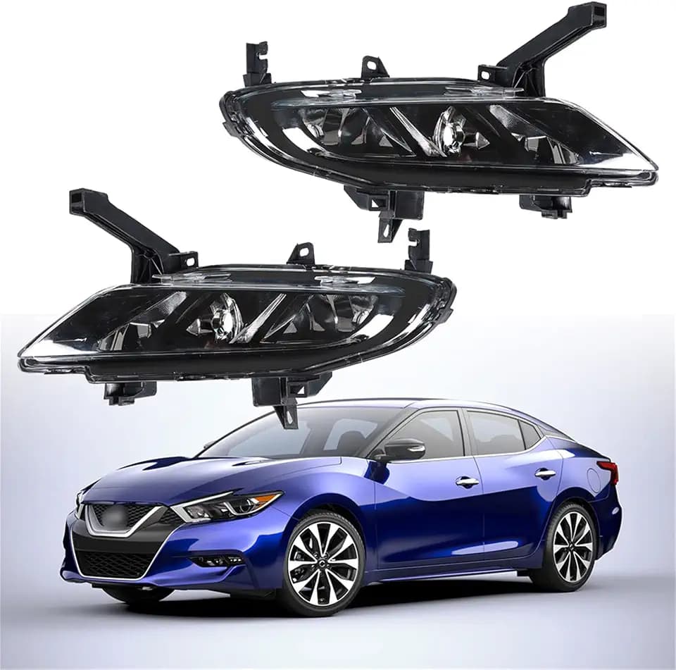 WFLNHB Fog Lights Assembly Replacement for Maxima 2016-2019 Driving Lamps Fog Lights Driver and Passenger Side