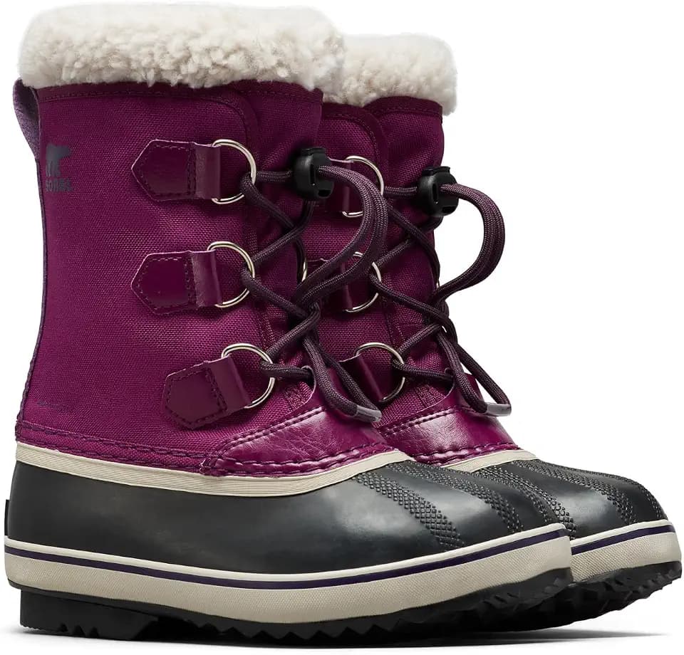 Sorel Yoot PAC Nylon Waterproof wasserdichte Winterstiefel für Kinder, Lila (Purple Dahlia x Foxglove), 32 EU