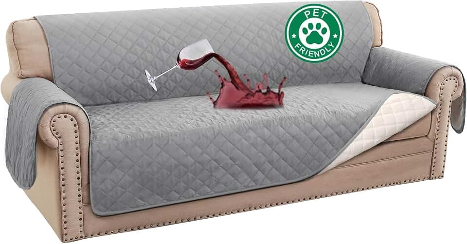 Turquoize 100% Waterproof Sofa Covers Couch Cover for Dogs, Sofa 70"
