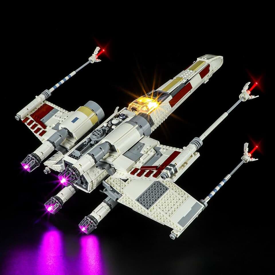BRIKSMAX Led Lighting Kit for LEGO-75355 X-Wing Starfighter - Compatible with Lego Star Wars Building Blocks Model- Not Include Lego Set