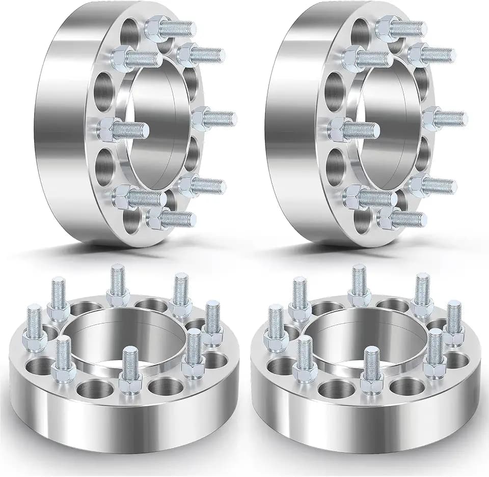SCITOO Hubcentric Wheel Spacers 8x6.5 to 8x6.5 Thick 2 inch 9/16 121mm