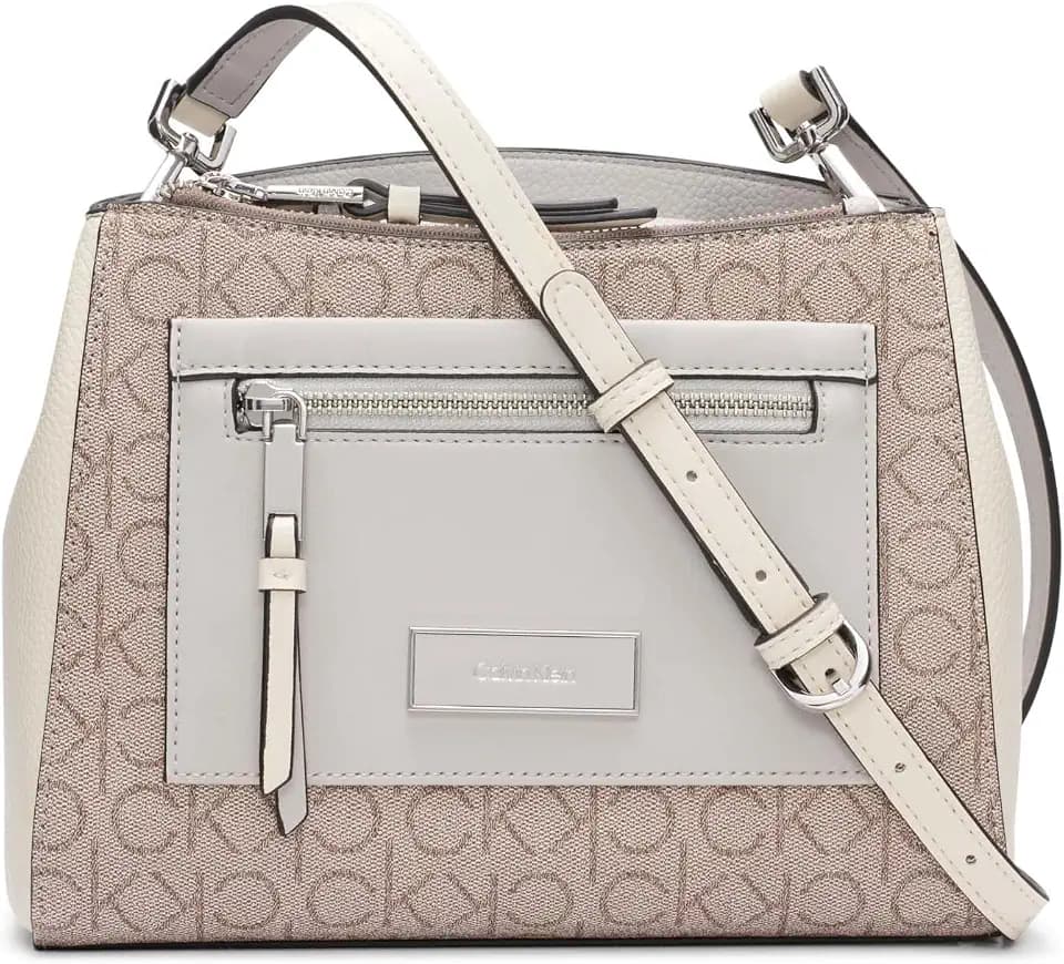 Calvin Klein Women's Hadley Triple Compartment Crossbody Handbag
