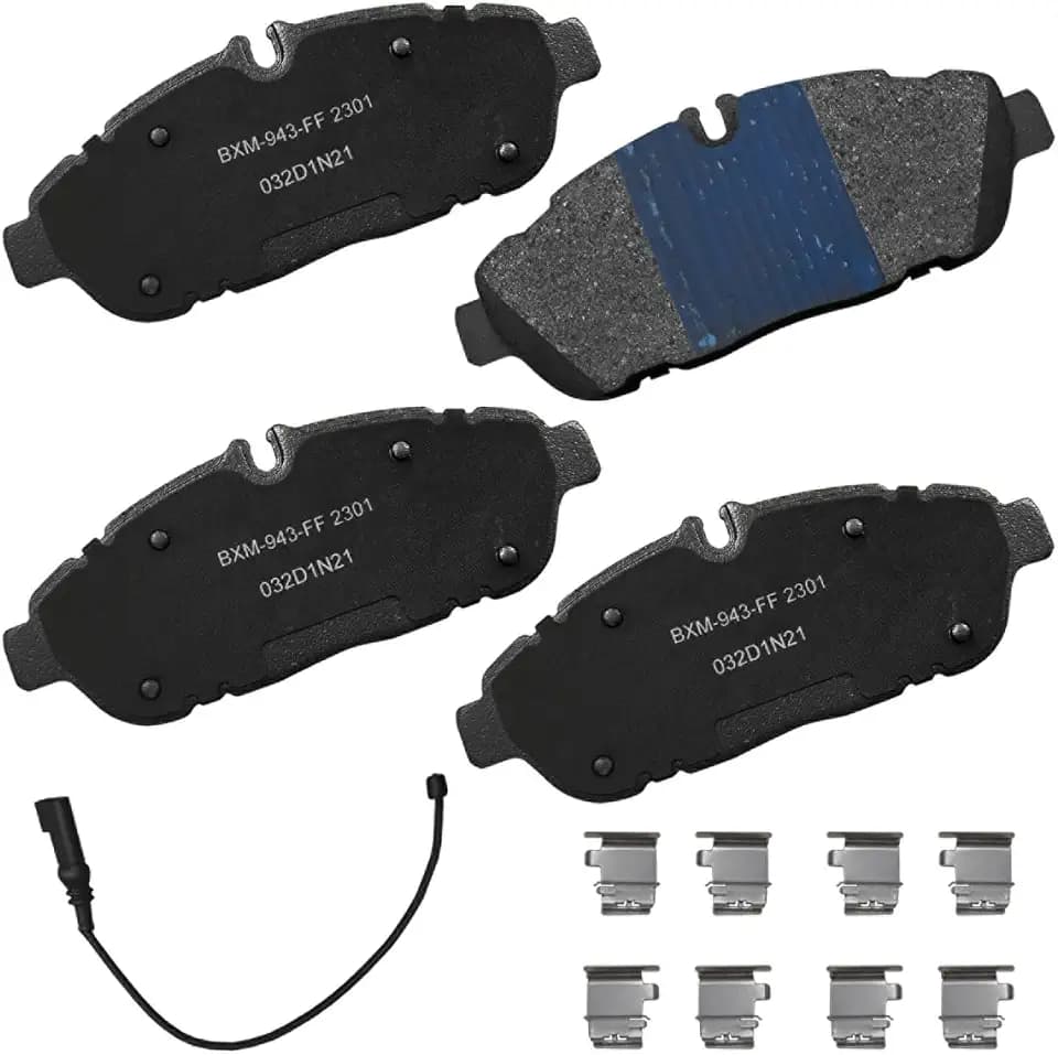 Bendix Premium SBM2301 Semi-Metallic Front Brake Pads for Ford E-Transit 2023, Transit 2020, Transit-150 2023-2020, Transit-250 2023-2020, Transit-350 2023-2020, Transit-350 HD 2023-2020