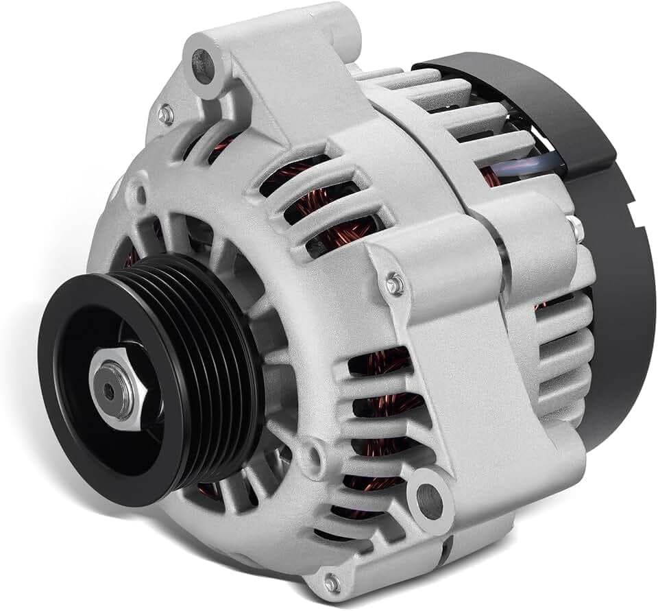 BDFHYK 105Amp High Output Alternator 12V 6-Groove Pulley Clockwise