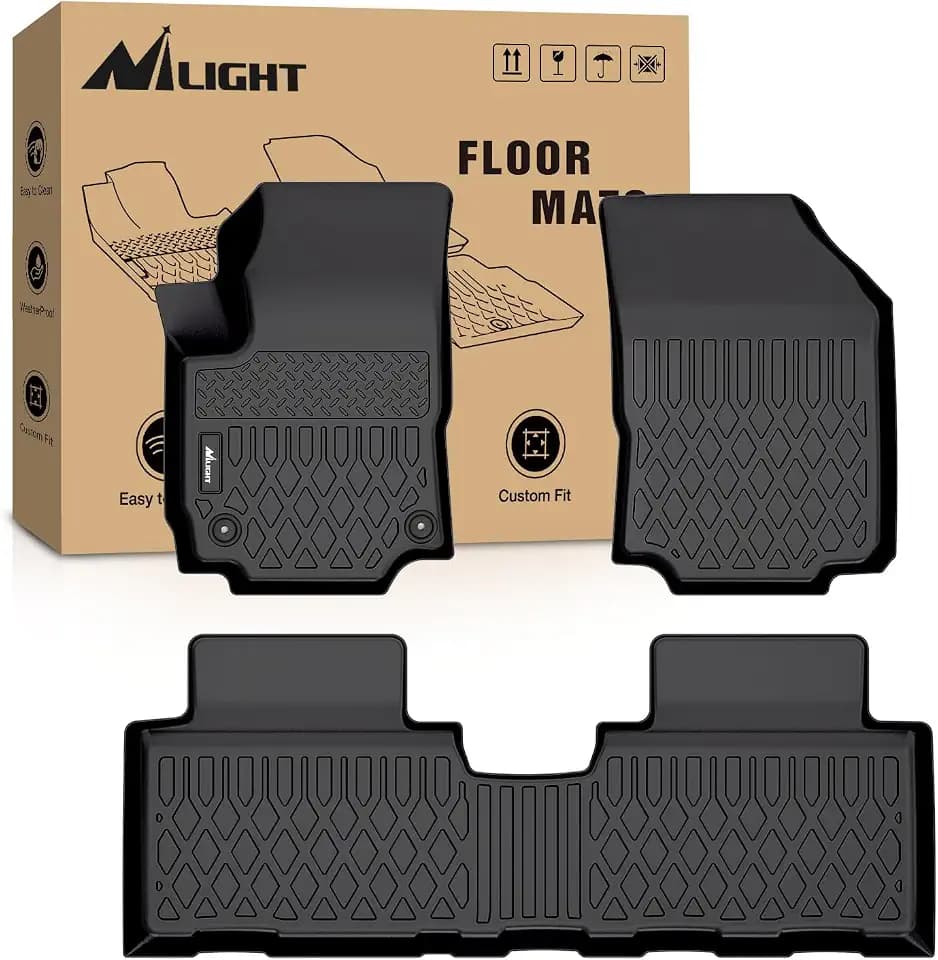 Nilight TPE Floor Mats for Chevy Equinox GMC Terrain