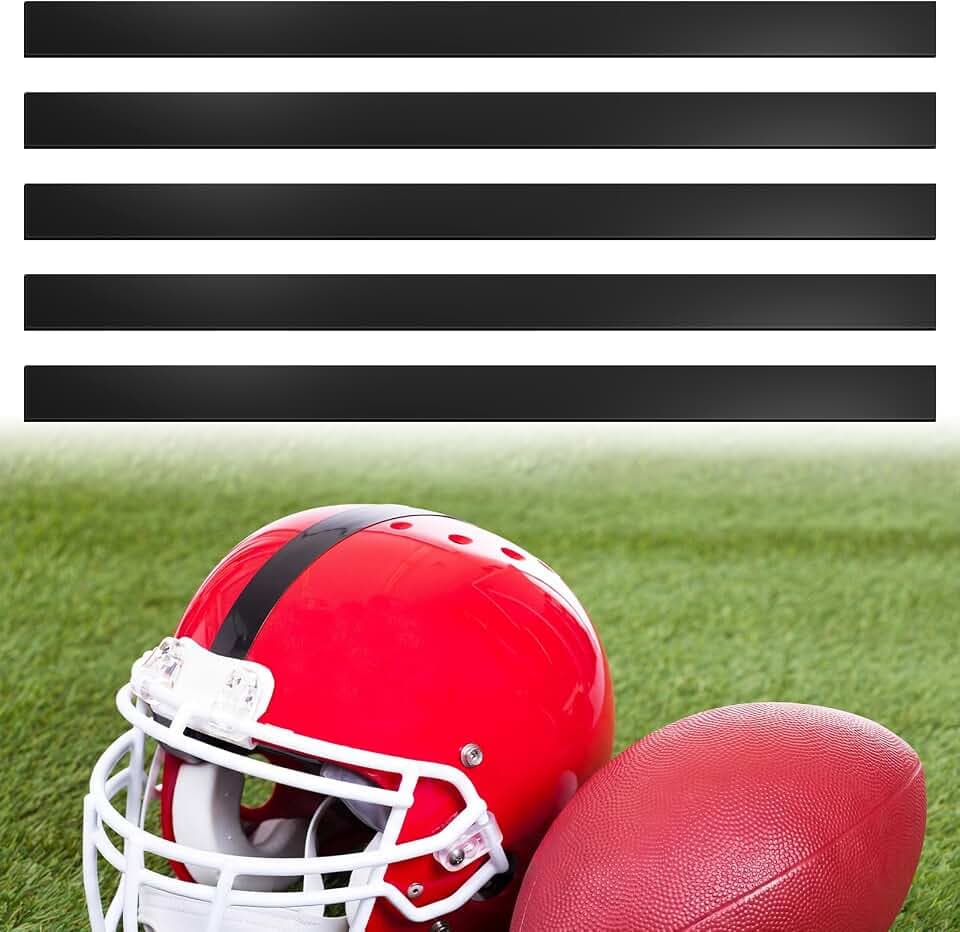 Gueevin 36 Pcs Football Helmet Decals Football Helmets Stripe Tape