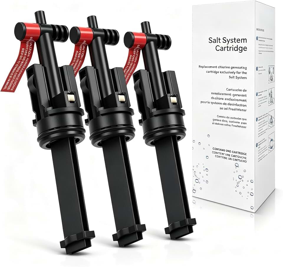 Salt Water Chlorination System Cartridge Replacement for Spas & Hot Tubs – Compatible with Hot Spring Highlife, Limelight, Hot Spot, Caldera Utopia, Paradise, Vacanza – 3‑Pack