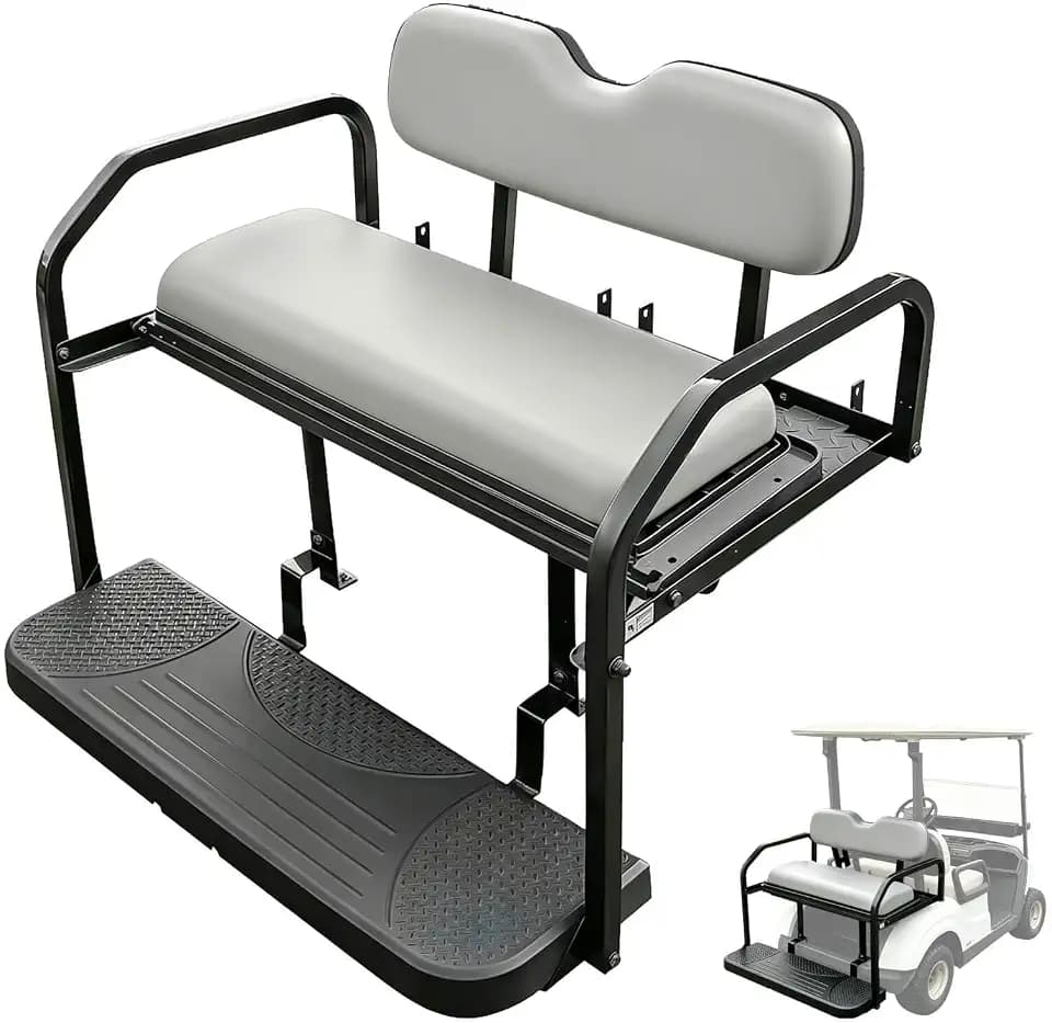 NOKINS Rear Seat Kit Fits Yamaha Drive 2 G29-2 2017-Up Gray 4 Passenger