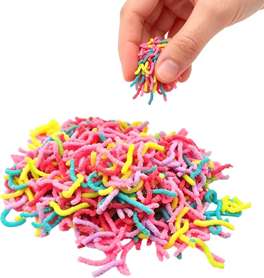 Squishy Worms, Fidget Toys Squishy, Squirmy Worms, Squishys Fidget Toy für Stressabbau, Squishys Toys, Dekompression Spielzeug, Anti Stress Spielzeug für Erwachsener
