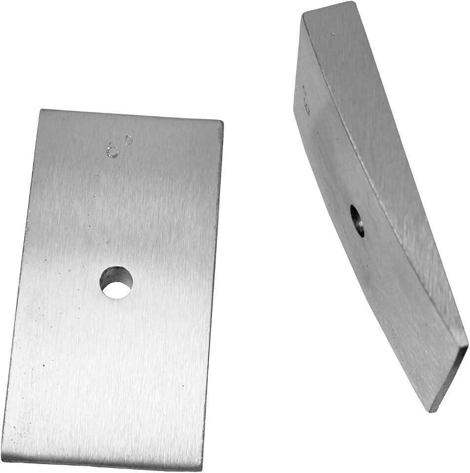 Omix-Ada | 18206.01 | Suspension Leaf Spring Shim Kit, Rear, 6 Degree, 2.5 Inches Wide | OE Reference: MS-WSC60