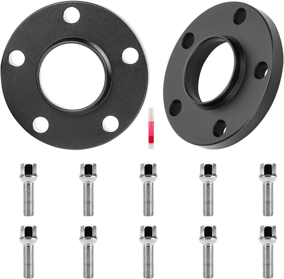 Aeagle 15mm Hubcentric 5x112 Wheel Spacers Thread 14x1.5 Hub Bore 66.6mm for E200 E250 E300 C200 C250 Matic A5 S5 A6 S6 A7 A8, Forged Aluminum 2PCS