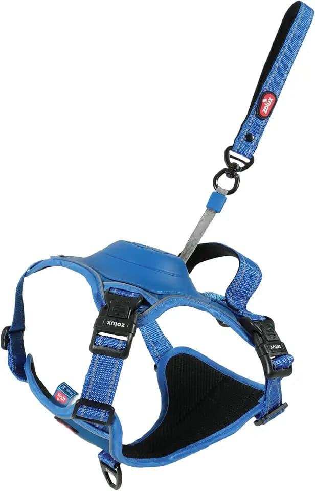 ZOLUX Hundegeschirr mit Automatikleine Easyride M Blau