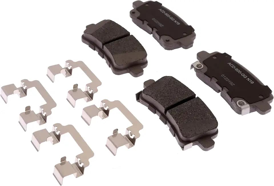 ACDelco Advantage 14D1430CHF1 Ceramic Rear Disc Brake Pad Set with Clips