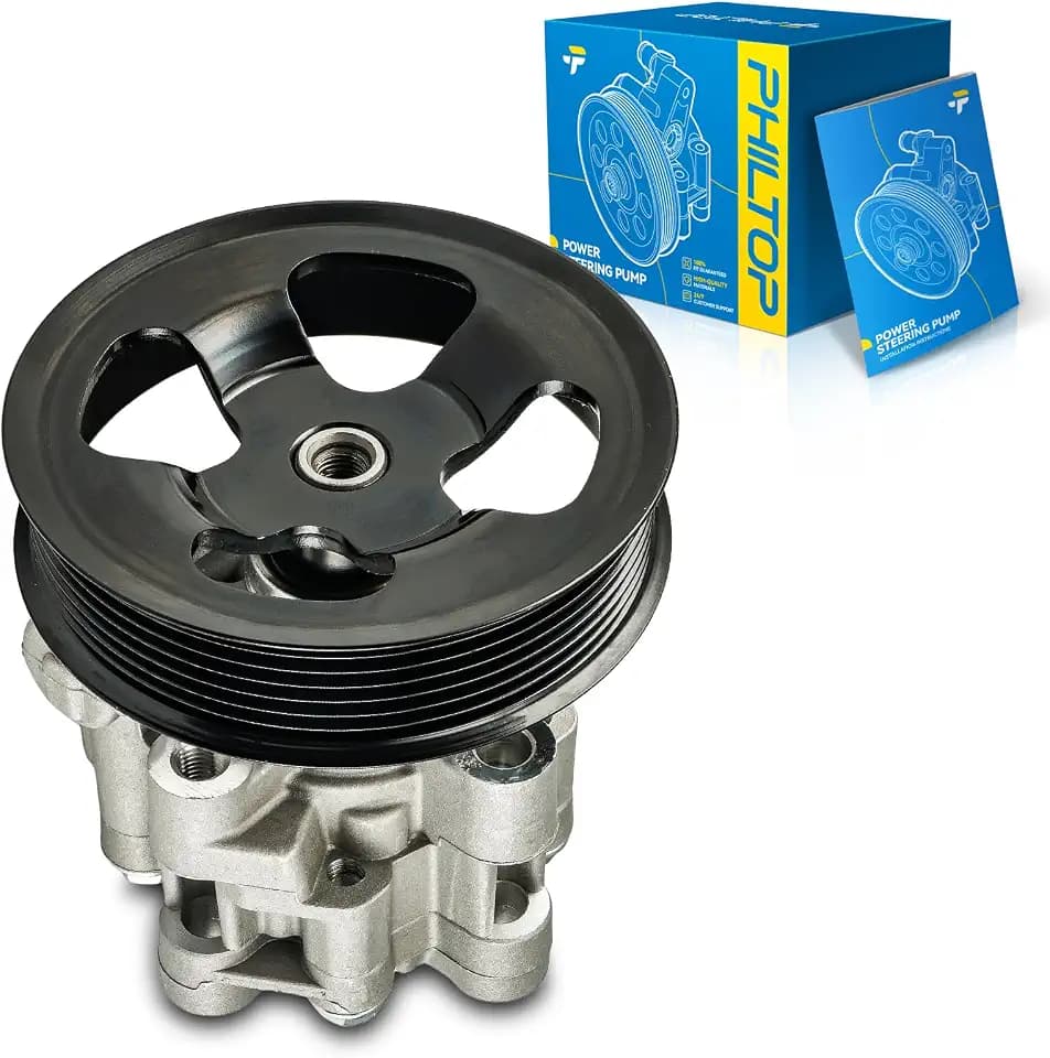 PHILTOP 21486 Power Steering Pump with Pulley Fit for 2011-2021 4Runner, 2010 4Runner 4.0L, Replace OE 21486, 4431060540, 4431060541