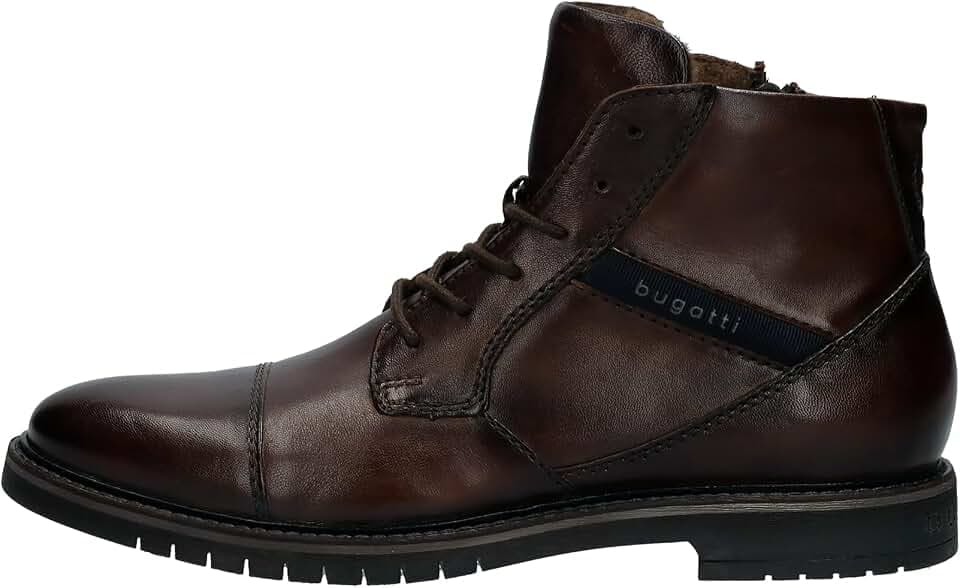 bugatti Herren Schnürstiefel, Männer Stiefel Kaltfutter