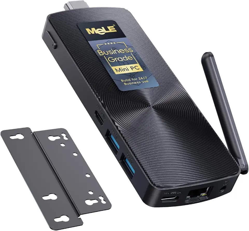 MeLE Business Grade PC Stick PCG02 Fanless Mini PC N100 8GB 128GB Win11 Pro