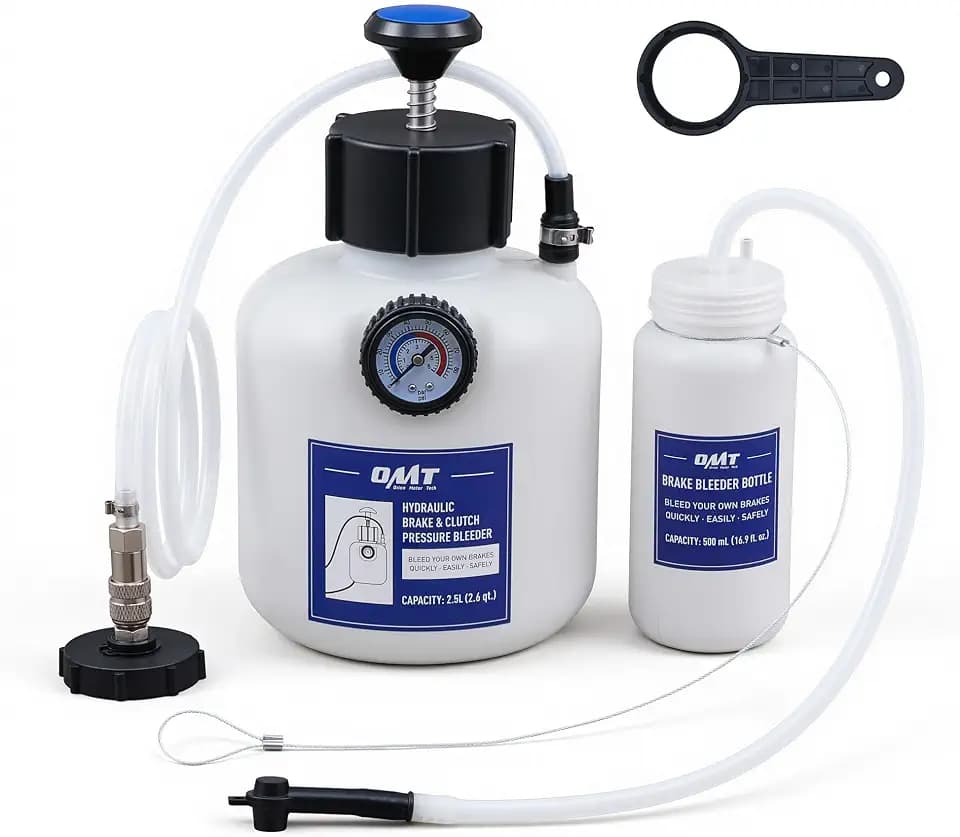 OMT 2.5L Pressure Brake Bleeder Kit Extractor with 50.7mm Adapter