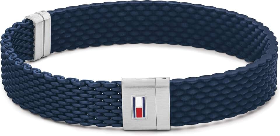 Tommy Hilfiger Jewelry armband für Herren aus Silikon aus Blau oder Schwarz