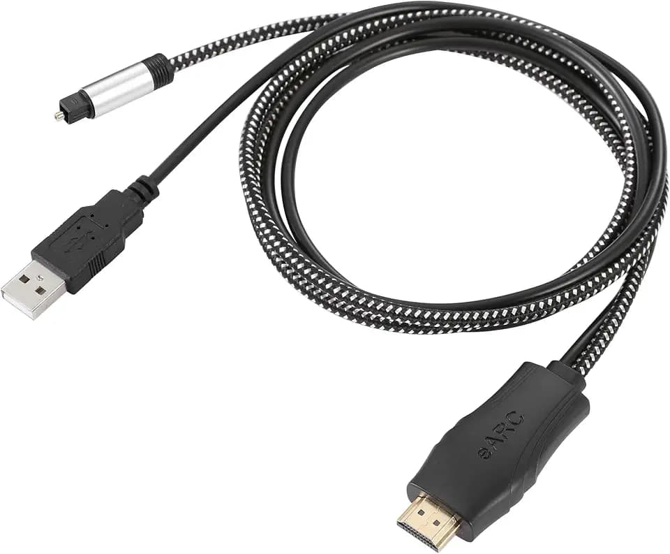 192KHz HDMI eARC/ARC to Optical Audio Converter for TV to Soundbar