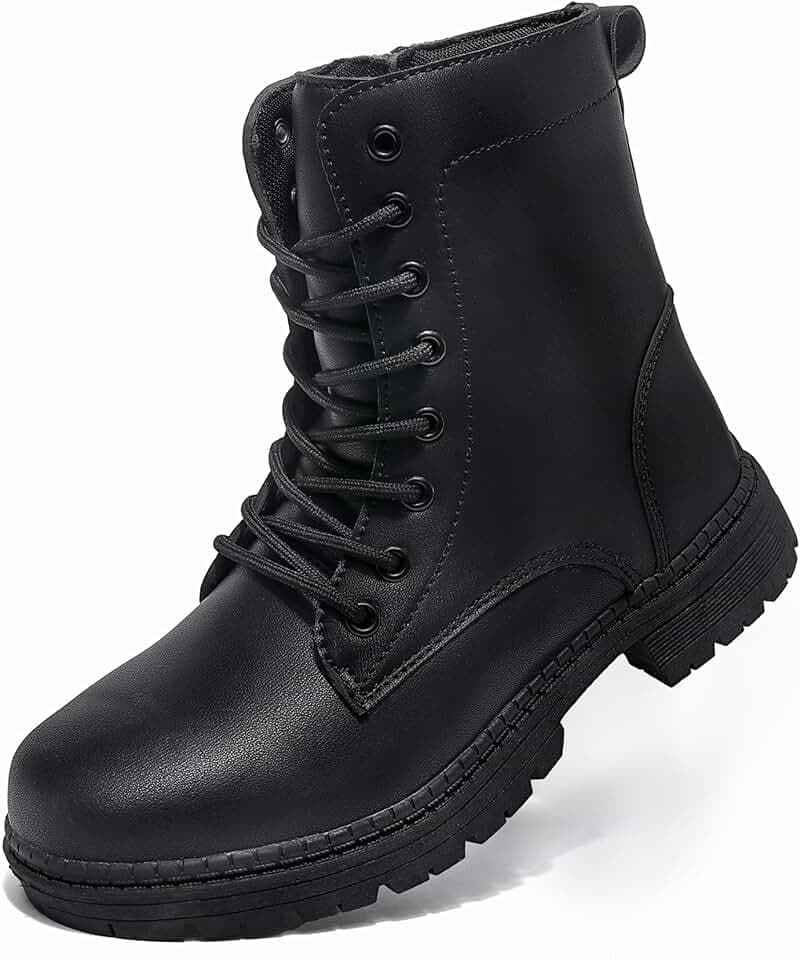 Damen Stiefel Wasserdicht Kurzschaft Stiefeletten Frauen Winterstiefel Warm Gefüttert Schneestiefel