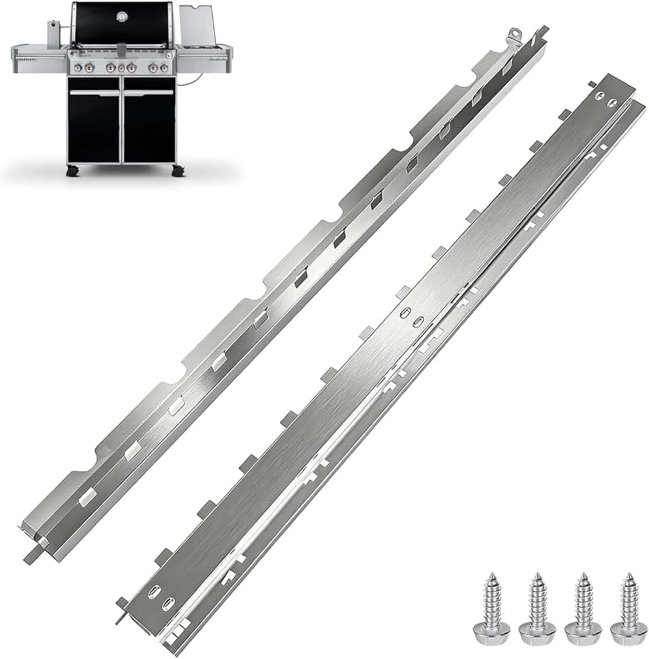 Stainless Steel 64849 Burner Brackets for Weber Summit 600 Series Grills