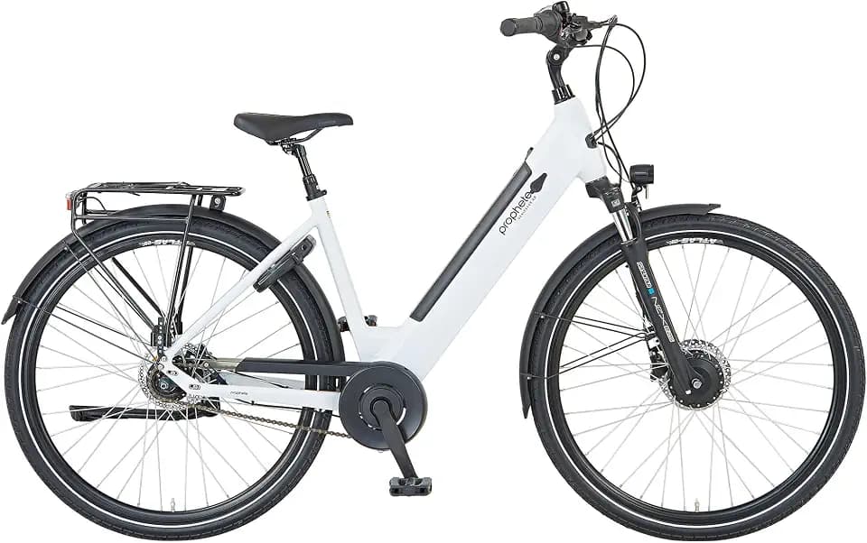 Prophete Geniesser 2.0 City E-Bike 28 Zoll - 360Wh - Integrierter Akku - Frontmotor - 7-Gang Nabenschaltung - HDY. Scheibenbremse - Rahmenhöhe 48 cm
