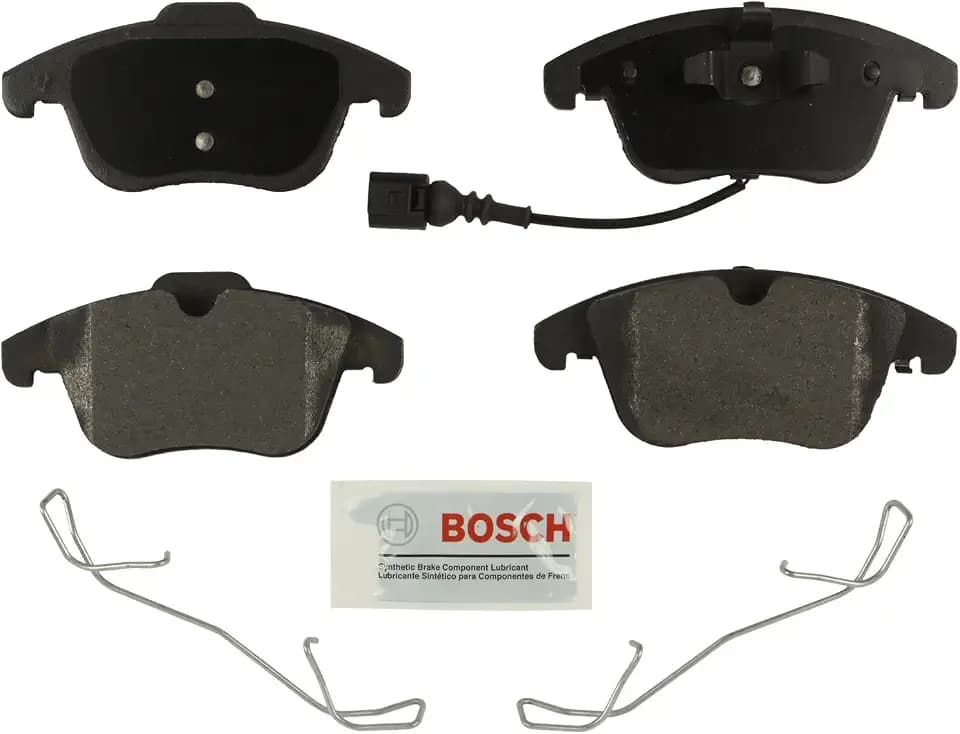 BOSCH BE1375H Blue Semi-Metallic Disc Brake Pad Set with Hardware - Front