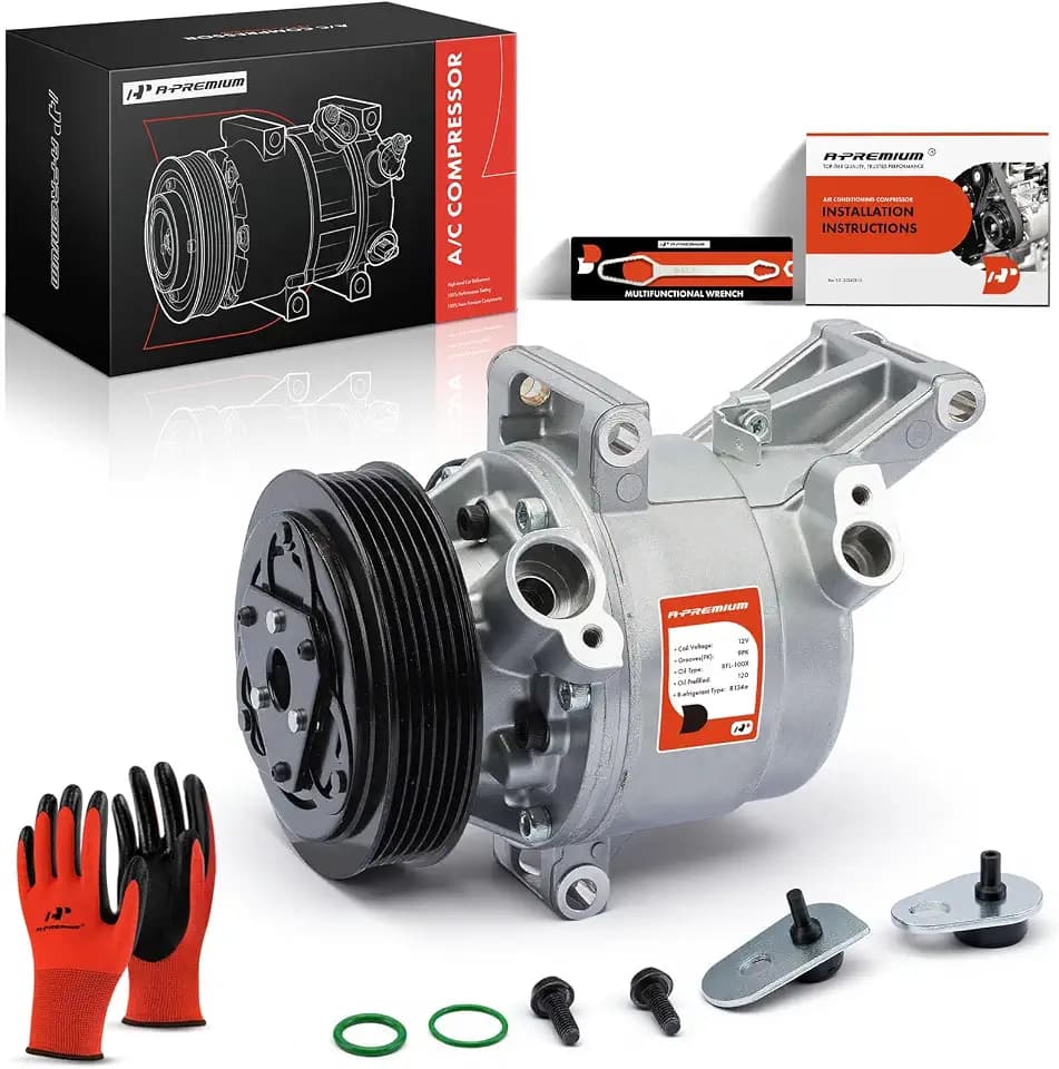 A-Premium Air Conditioner AC Compressor with Clutch