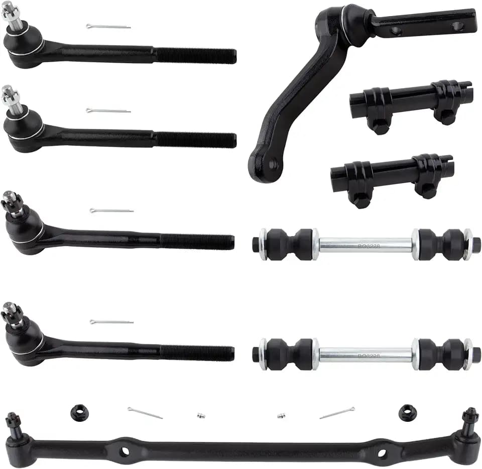 BOXI 10pc Front Tie Rods Sway Bars Idler Arm Fit for Buick Regal GMC Caballero for Chevrolet El Camino for Oldsmobile Cutlass for Pontiac Grand Prix 1978-1987 / ES2033 ES2034 DS909 K5254 ES2032 K6187T