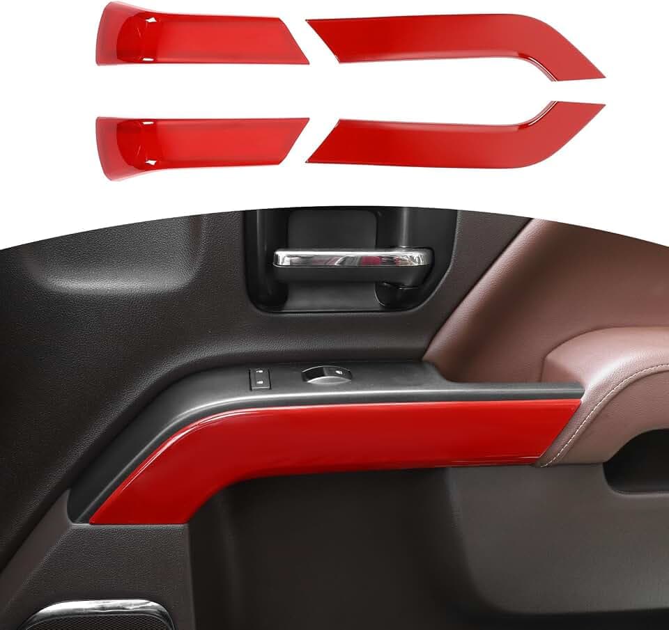 RT-TCZ Inner Door Panel Trim Cover for Chevy Silverado/GMC Sierra 2014-2018