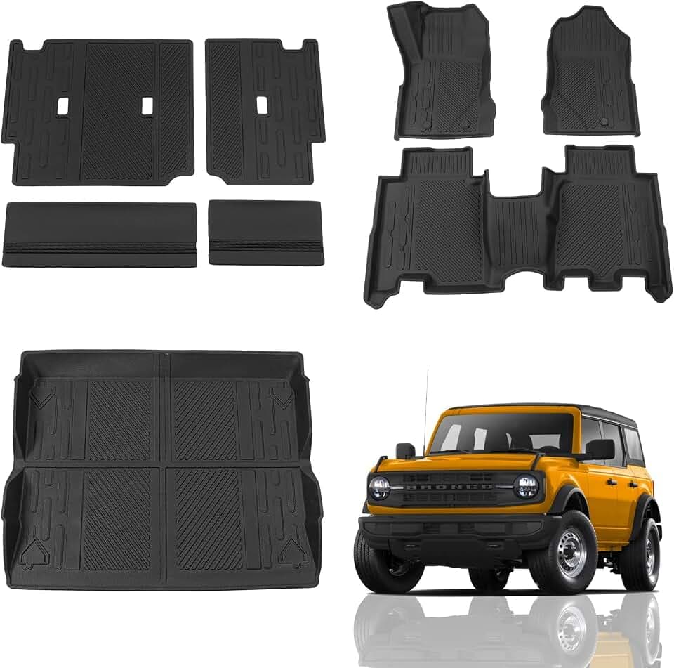 Floor Mats for 2021-2025 2026 Ford Bronco Accessories
