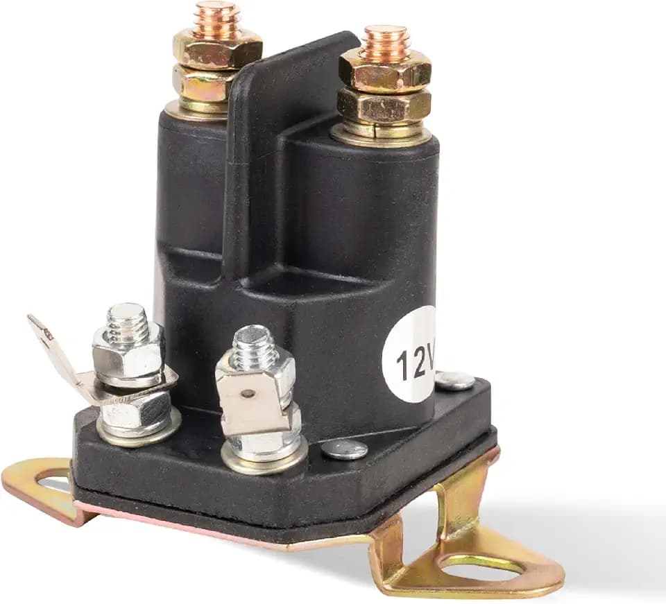 Canamax MIU12537 Starter Solenoid - Compatible with John Deere S240 X300 X304 X305R X310 X324 X320 X350 X354 X360 X370 X380 X384 X390 X394 Lawn Tractors - Replaces 884-1221-210-02 892-1221-210
