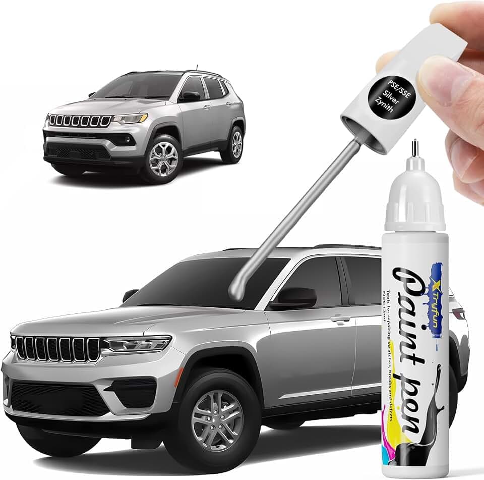 PSE/SSE Silver Zynith Touch Up Paint Compatible with Jeep