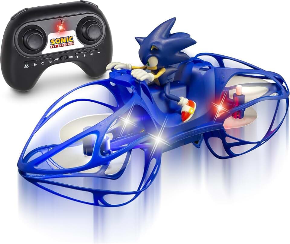 NKOK Sonic RC HoverBike Flying Toy – Remote Control Helicopter for Kids