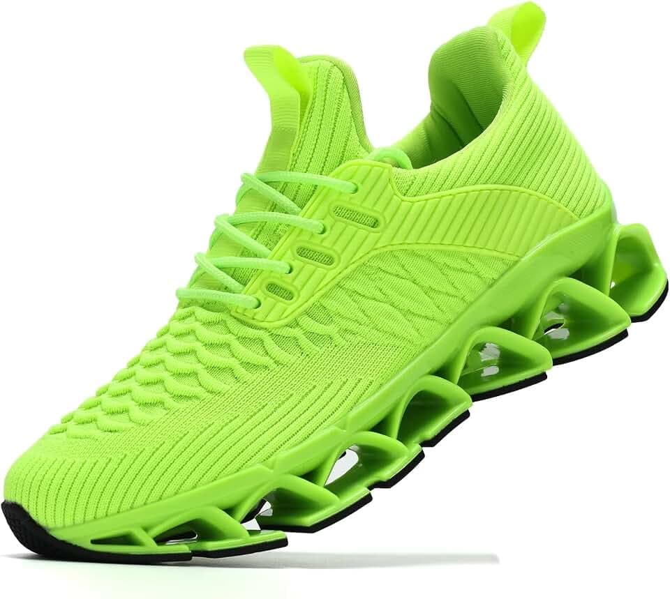 Wrezatro Damen-Laufschuhe, zum Hineinschlüpfen, Tennis, lässig, modisch, Sneaker, bequem, rutschfest, Arbeit, Sport, athletischer Trainer