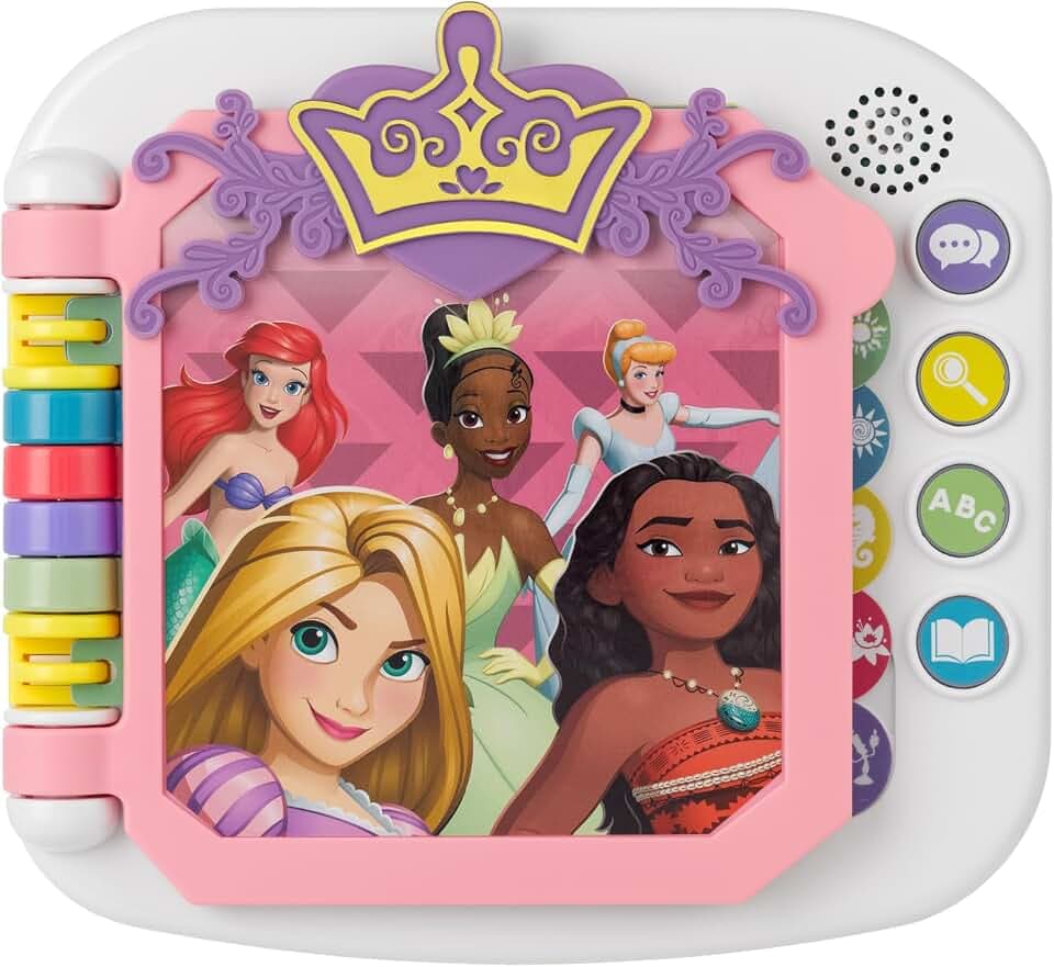 Disney Princess Kids Book with Preschool Learning Activities, Princess Toys