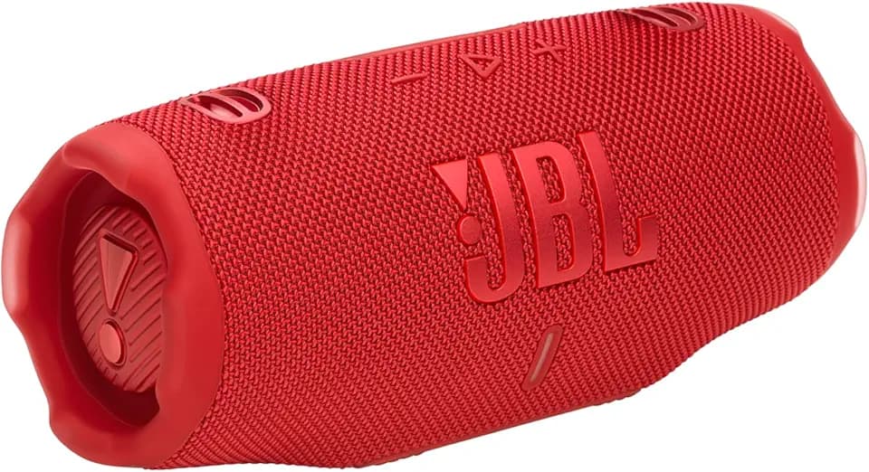 JBL Charge 6, Tragbarer Bluetooth-Lautsprecher, Rot